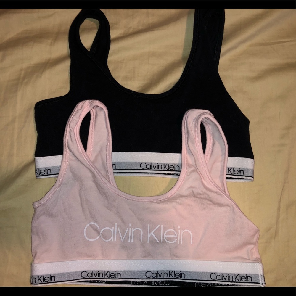 Calvin Klein sports bra - 2pack pink black